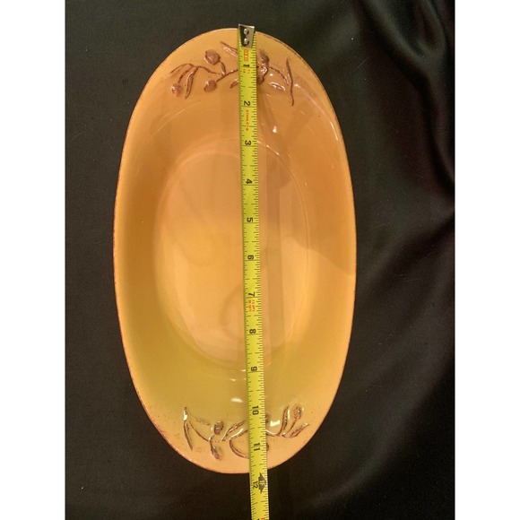 Cerutil Stoneware Casserole Dish, Vintage 14" x 8" x 3" - Picture 8 of 9